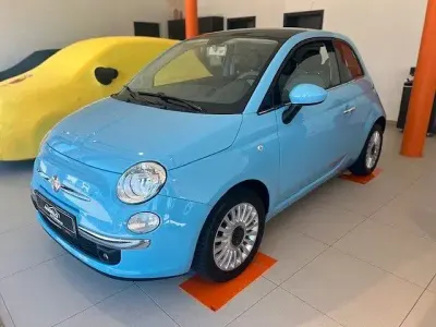 Second-hand Fiat 500 Lounge 69 CP (50 kW) 2011 Albastru Hatchback