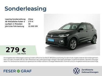 Gebraucht VW T-Cross R-line 110 PS (80 kW) 2022 Deep black perleffekt SUV