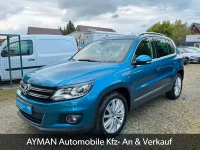 Usata VW Tiguan Sportline 140 CV (102 kW) 2015 Blu SUV