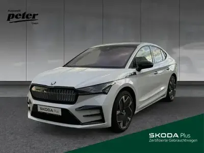 Gebraucht Skoda Enyaq iV RS 219 kW (299 PS) 2022 Weiß SUV