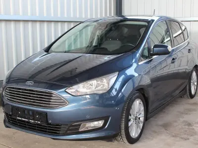 Gebraucht Ford C-MAX Titanium 125 PS (91 kW) 2019 Blau Van / Kleinbus