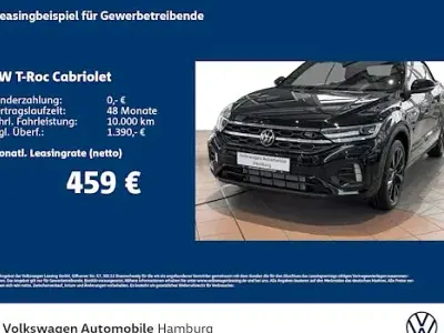 Nouă VW T-Roc R-line 150 CP (110 kW) 2026 Negru SUV