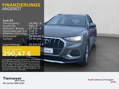Chronosgrau metallic Gebraucht 2025 Audi Q3 Advanced SUV | 34.490 € (Superpreis)