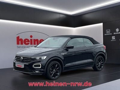 Gebraucht VW T-Roc Cabriolet R-line 150 PS (110 kW) 2021 Schwarz Cabrio
