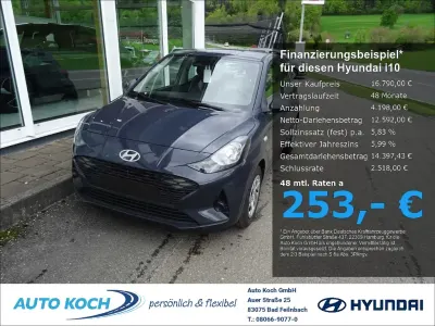 Gebraucht Hyundai i10 Select 63 PS (46 kW) 2025 Aurora grey / met) (grau Kleinwagen
