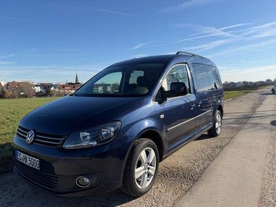 Usata VW Caddy Maxi 140 CV (102 kW) 2014 Blu Monovolume