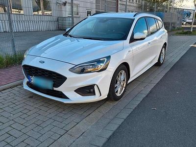 Gebraucht Ford Focus ST-Line 150 PS (110 kW) 2021 Weiß Kombi