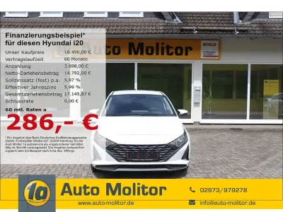 Neu Hyundai i20 Trend 79 PS (58 kW) 2025 Weiss Kleinwagen