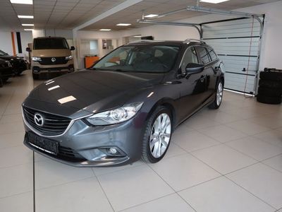 gebraucht Mazda 6 Kombi Sports-Line/Rückfahrkamera/Leder/AHK