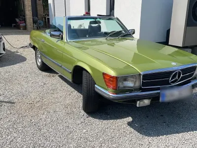Gebraucht Mercedes SL350 194 PS (142 kW) 1978 Grün Cabrio