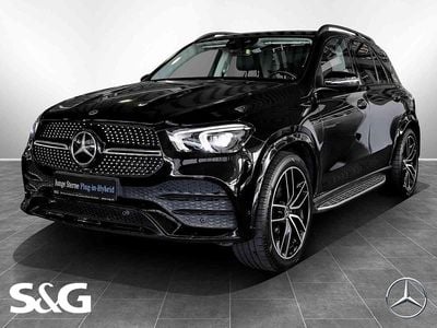 Metalliclack obsidianschwarz Gebraucht 2021 Mercedes GLE350 AMG SUV | 54.970 € (Etwas zu teuer)
