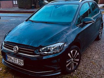 Gebraucht VW Golf Sportsvan 150 PS (110 kW) 2019 Schwarz Van / Kleinbus