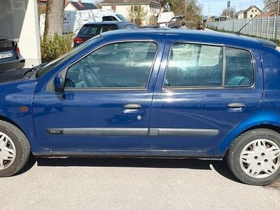 gebraucht Renault Clio II 1.2 16V, blau, BJ 2002, TÜV 01/26
