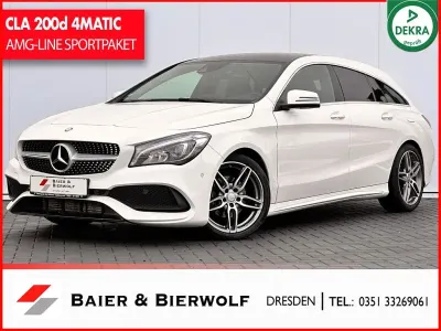 Gebraucht Mercedes CLA200 Shooting Brake AMG line 136 PS (100 kW) 2017 Weiß Kombi