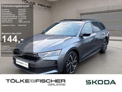 Graphitegrau (metallic) Gebraucht 2025 Skoda Octavia SportLine Kombi | 36.979 € (Teuer)