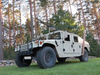 gebraucht Hummer H1 mit Slantback, Drehturm, MG Atrappe.