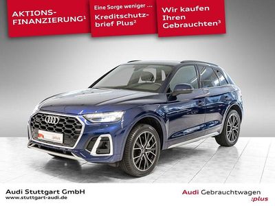 Gebraucht Audi Q5 S-Line 299 PS (219 kW) 2023 Navarrablau metallic SUV
