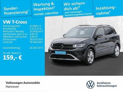 Schwarz Gebraucht 2025 VW T-Cross Goal SUV | 23.990 € (Guter Preis)