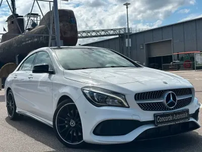 Brugt Mercedes CLA250 AMG line 211 HK (155 kW) 2018 Hvid Sedan