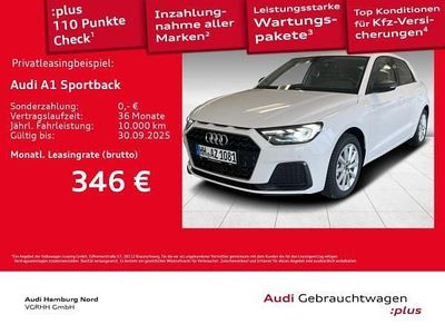 Weiß (b4 cortinaweiß) Gebraucht 2025 Audi A1 Sportback Advanced Kleinwagen | 24.941 € (Fairer Preis)