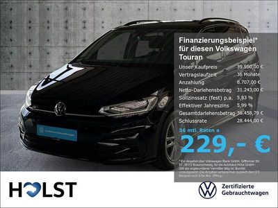 Gebraucht VW Touran Highline 150 PS (110 kW) 2024 Schwarz Van / Kleinbus