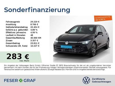 Schwarz Gebraucht 2024 VW Golf Edition Limousine | 28.880 € (Fairer Preis)