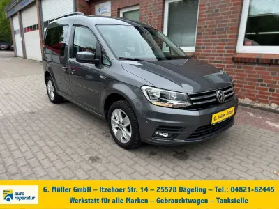 Brugt VW Caddy Comfortline 125 HK (91 kW) 2018 Grå MPV