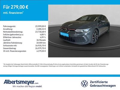 Usata VW Golf VIII GTI 245 CV (180 kW) 2021 Grigio Berlina