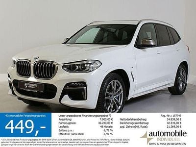 Usata BMW X3 Performance 326 CV (239 kW) 2020 Bianco SUV