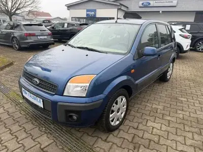Brugt Ford Fusion Style 80 HK (58 kW) 2008 Blå Sedan