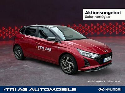 Gebraucht Hyundai i20 Prime 120 PS (88 kW) 2024 Dragon red/ phantom black / mic Limousine