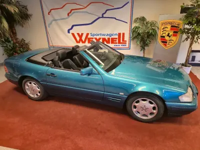 Gebraucht Mercedes SL320 231 PS (169 kW) 1997 Grün Cabrio