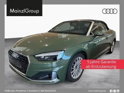 Gebraucht Audi A5 Cabriolet Ambiente 204 PS (150 kW) 2022 Distriktgrün metallic/verdeck Cabrio
