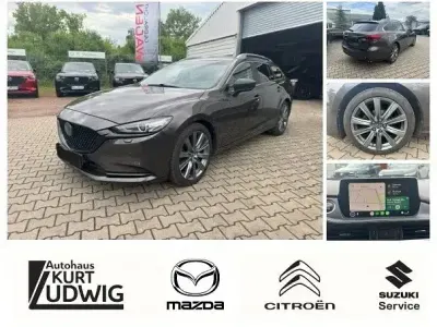 Gebraucht Mazda 6 Signature 194 PS (142 kW) 2018 Obsidiangrau metallic Kombi