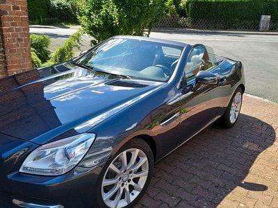 Gebraucht Mercedes SLK200 2012 Blau Cabrio