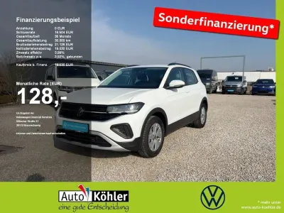 Gebraucht VW T-Cross Life 95 PS (69 kW) 2025 Pure white SUV