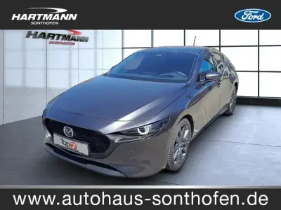 Gebraucht Mazda 3 Takumi-Line 140 PS (102 kW) 2025 Machine grey (metallic) Limousine