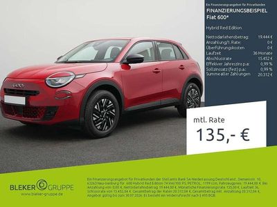 Usata Fiat 600 Red 101 CV (74 kW) 2025 Rosso SUV