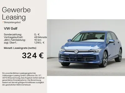 Ny VW Golf VIII Style 204 HK (150 kW) 2026 Blå Sedan