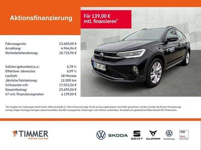 Gebraucht VW Taigo Life 116 PS (85 kW) 2025 Schwarz SUV