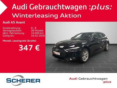 Mythosschwarz metallic (metallic) Gebraucht 2025 Audi A5 Basis Coupé | 39.890 € (Superpreis)