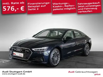 Gebraucht Audi A7 299 PS (219 kW) 2023 Firmamentblau metallic Limousine