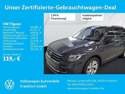 gebraucht VW Tiguan 1.5 TSI Active Navi LED Alu18"