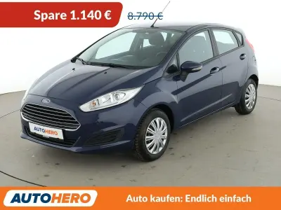 Gebraucht Ford Fiesta Trend 101 PS (74 kW) 2015 Blau Limousine