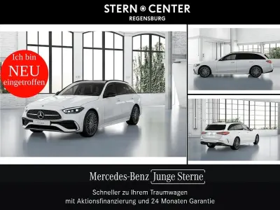 Gebraucht Mercedes C300 AMG 258 PS (189 kW) 2022 Unilack polarweiß Kombi