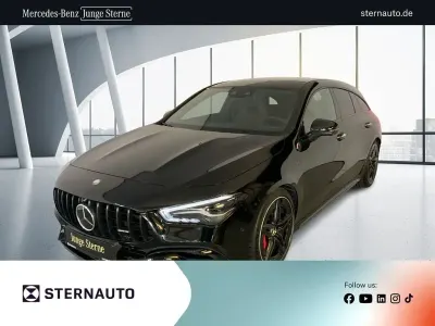 Gebraucht Mercedes CLA45 AMG AMG 421 PS (309 kW) 2024 Lack kosmosschwarz Coupé