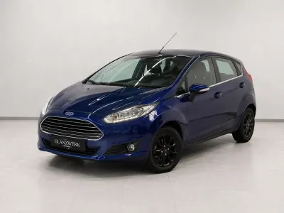 Gebraucht Ford Fiesta Titanium 101 PS (74 kW) 2015 Blau Kleinwagen