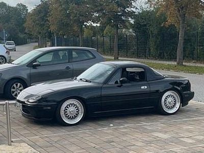 Gebraucht Mazda MX5 90 PS (66 kW) 1996 Schwarz Cabrio