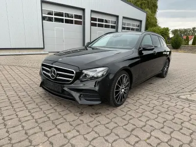Brugt Mercedes E400 AMG line 340 HK (250 kW) 2019 Sort Stationcar