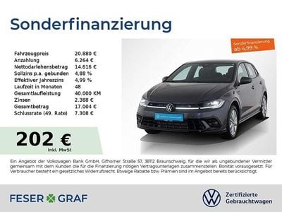Rauchgrau metallic Gebraucht 2024 VW Polo R-line Limousine | 20.880 € (Guter Preis)